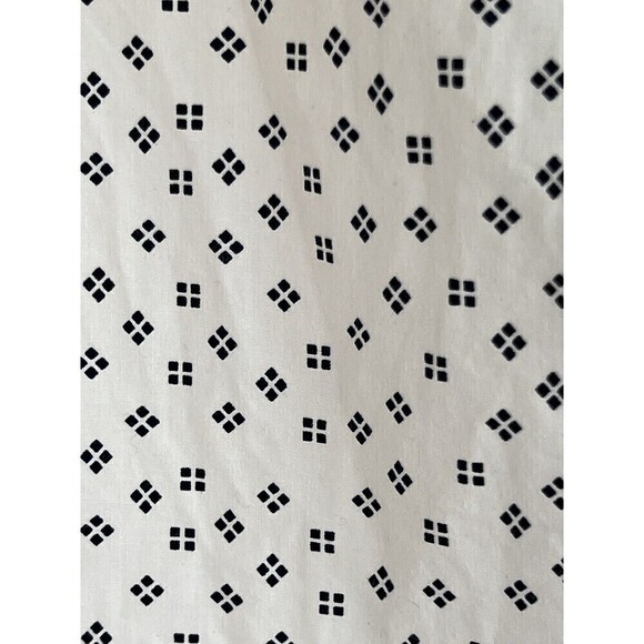 Eighty Eight Men's Short Sleeve White Blue Button Down 100% Cotton Shirt Large - Picture 4 of 8